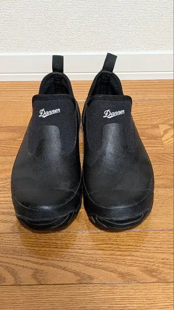 Danner 블랙 슬립온 레인부츠