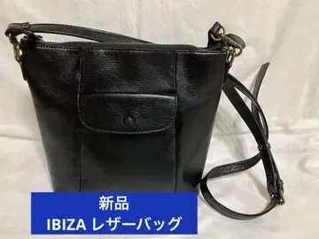 [새상품] IBIZA 이비자 블랙 가죽 숄더백 사선 크로스백 이비자 가방