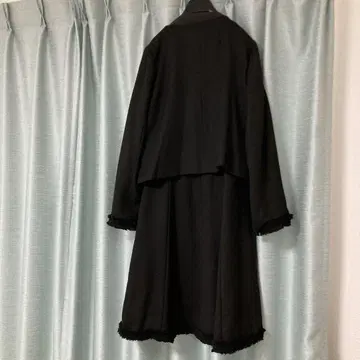 블랙 프린지 셋업
