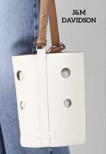 J&M DAVIDSON 숄더백 JOY 화이트