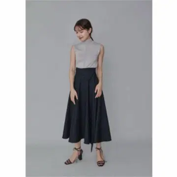 Asymmetry Wrap Skirt/L'Or
