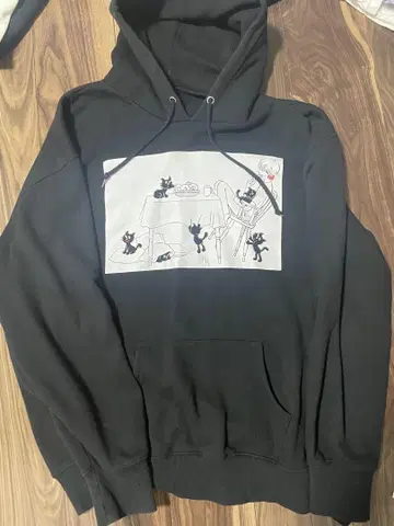 키요 고양이 후드티 L 사이즈 MENS