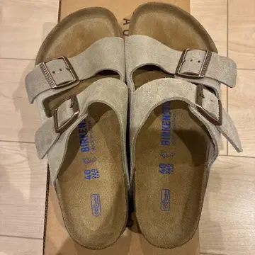 BIRKENSTOCK 버켄스탁 애리조나 40 스웨이드 토프