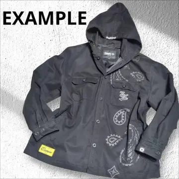 Example HOODSHIRTS 밀리터리 자켓 페이즐리 무늬 L