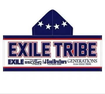 EXILE TRIBE 후드 부착 스포츠 타월 여름 페스티벌 2014