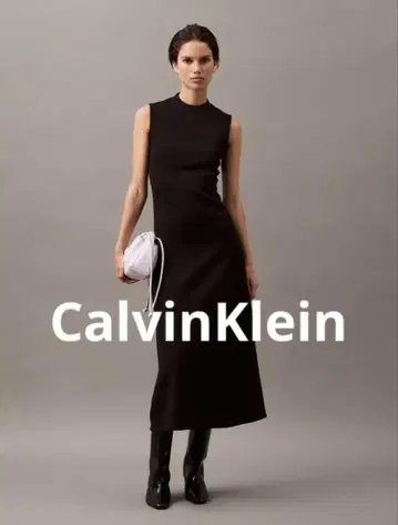 Calvin Klein 캘빈클라인 ck 롱 드레스 롱 원피스