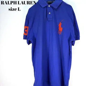 보류 Ralph Lauren 피케 셔츠 L 사이즈 블루