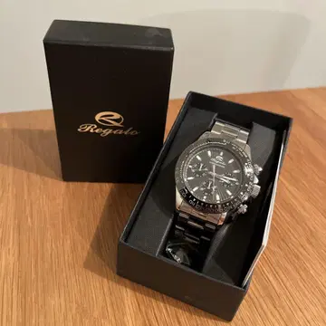 Regalo 크로노그래프 블랙 다이얼