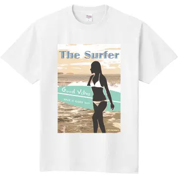 서프 걸 T셔츠 L