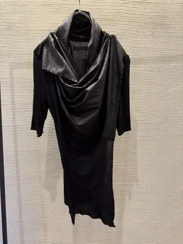 00s fuga drape t-shirt cardigan gimmick