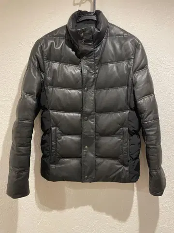 COMME CA MEN 가죽 다운 자켓 M