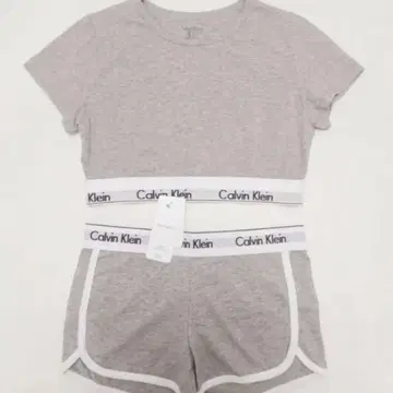 Calvin Klein 그레이 룸웨어 셋업 S
