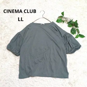 [ CINEMA CLUB ] 시네마 클럽 볼륨 소매 5부 소매 티셔츠 빅