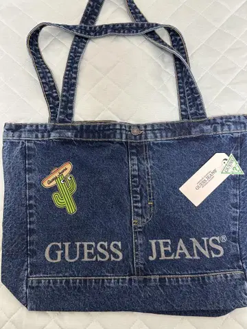 [새상품] GUESS JEANES 게스 청바지 토트백