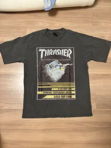 THRASHER 티셔츠 다크 그레이 SKATE AND DESTROY