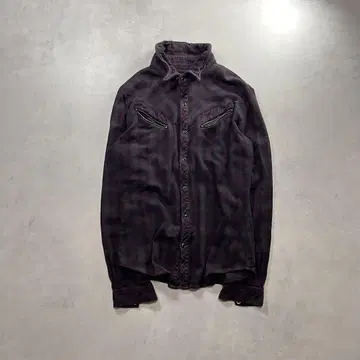 00s Y2K JACK ROSE 와이어 옴브레 체크 셔츠
