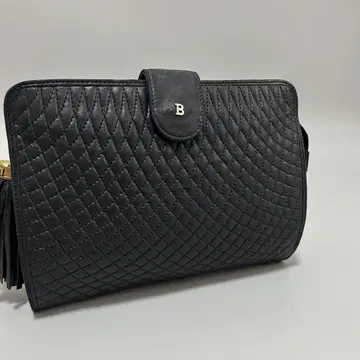BALLY 발리 퀼팅 클러치백 블랙 컬러