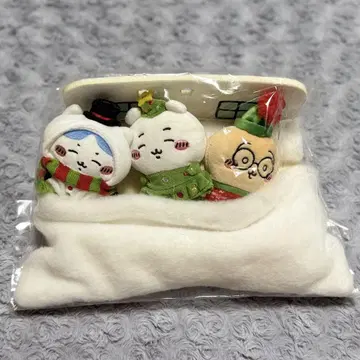 치이카와 해피 홀리데이 잠자리 침대와 연결되는 마스코트 세트