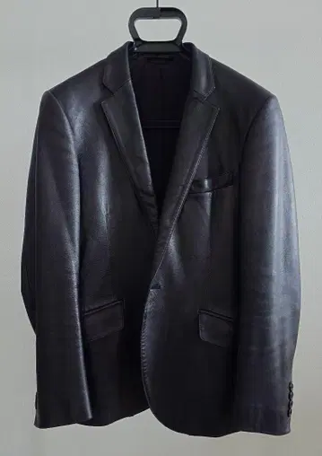 Paul Smith 폴스미스 램 가죽 테일러드 자켓 블랙 S