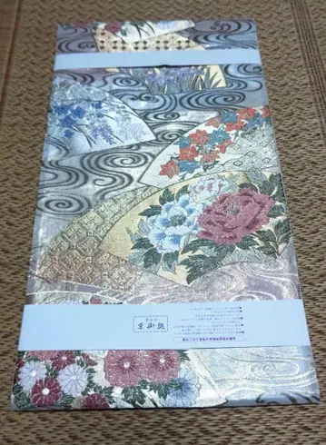 [최종 가격 인하] [후쿠로 오비] 고급 후쿠로 오비 화려한 꽃무늬