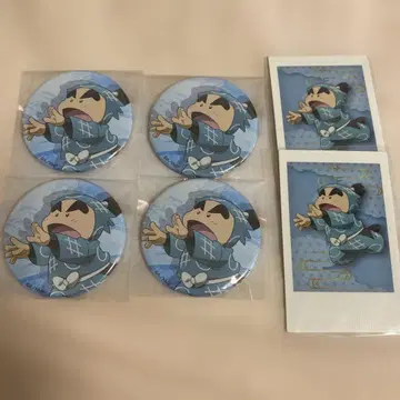 닌타마 란타로 최강의 군사 체험전 신베 캔뱃지 폴라 샷 세트