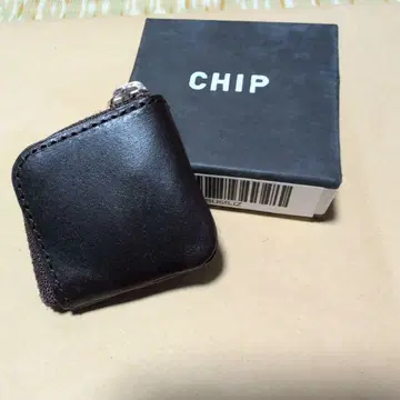 drip CHIP 다크 브라운 코인 케이스