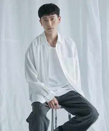 [올 시즌 대응] 컴포트 릴랙스 루즈 셔츠 | 주름 방지/속건성