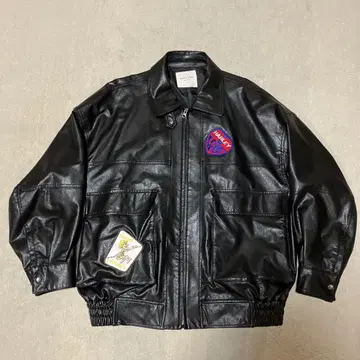 FREAK'S STORE 블랙 가죽 자켓 리메이크