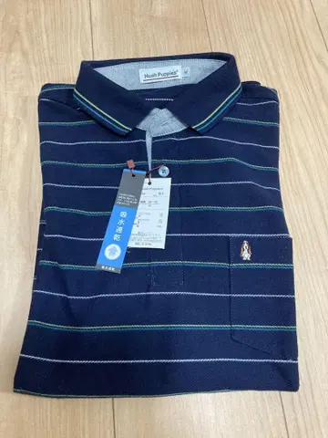 Hush Puppies 보더 피케 셔츠 M 사이즈