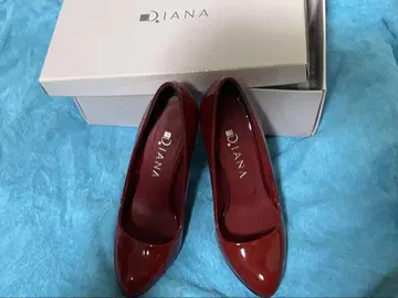 [새상품급] DIANA 에나멜 레드 하이힐