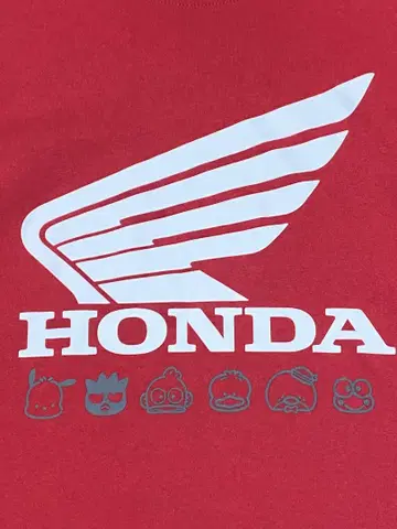 HONDA x Sanrio 콜라보 티셔츠 빨간색 M 사이즈