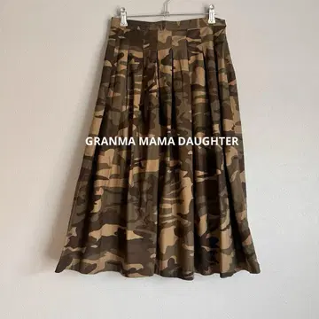 GRANMA MAMA DAUGHTER 카모플라쥬 롱 스커트 올 패턴