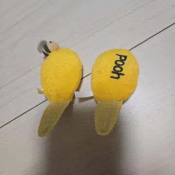 디즈니 푸우 귀 패치 헤어 클립