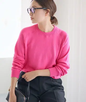 IENA 수비 코튼 풀오버 핑크