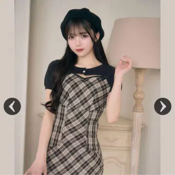 michellMacaron 리본 캐미 원피스 앙상블