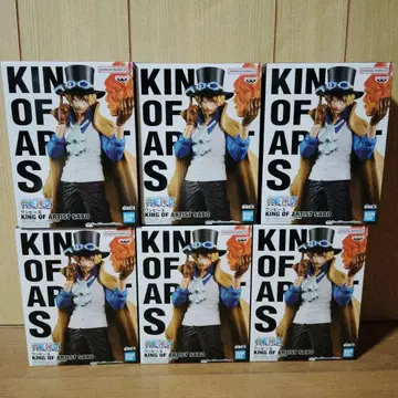 원피스 KING OF ARTIST 사보 피규어 6체 세트