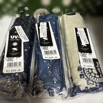 워터프론트 Kinpro 콜라보 양산 접이식 UV 3색 세트 새상품