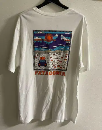 patagonia 화이트 티셔츠 L