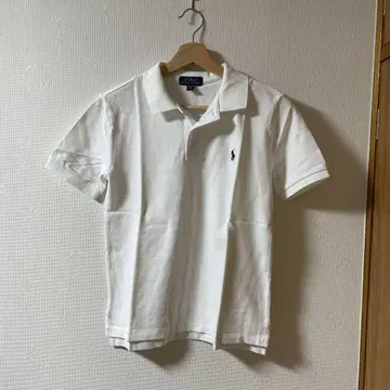 [새상품급] POLO RALPH LAUREN 화이트 반팔 피케 셔츠 M