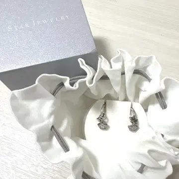 스타 주얼리 새상품급 별 지르코니아 귀걸이