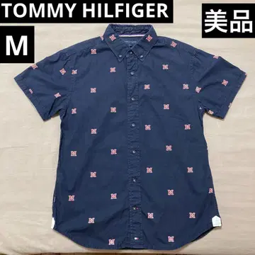 TOMMY HILFIGER 타미힐피거 올 패턴 셔츠 새상품급 M