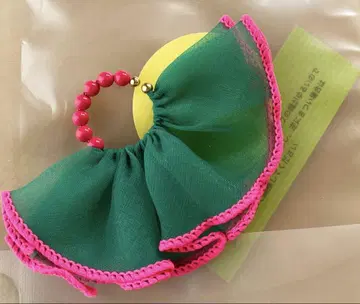 완판 컬러 이어커프 핑크 x 그린 프릴 이어커프