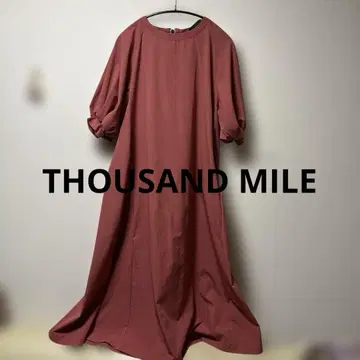 THOUSAND MILE 반팔 롱 원피스