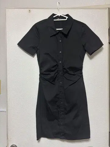 ZARA 자라 셔츠 원피스 블랙