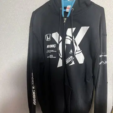 RAYBRIG 팀 쿠니미츠 지퍼 후드티 HONDA XL
