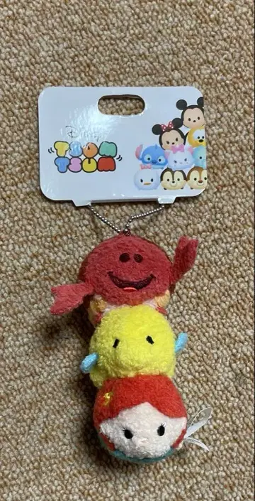 리틀 머메이드 봉제 인형 키링