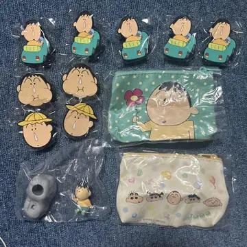 짱구는 못말려 맹구 가챠 포켓 티슈 파우치 클립