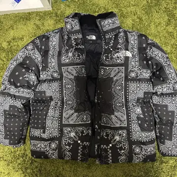 THE NORTH FACE 반다나 패턴 다운 자켓 L