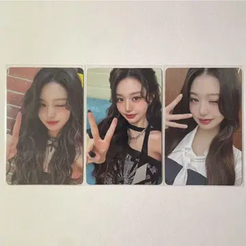 IVE 원영 Be Alright 초회 I반 V반 E반 트레이딩 카드 3장