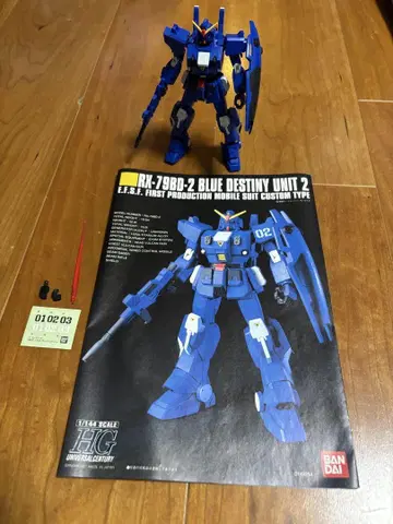 건담 프라모델 HGUC 블루 데스티니 2호기 1/144